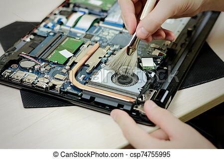 Laptop cleaning